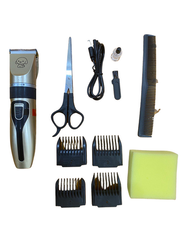 Dog Clipper Comb Set Hair Trimmer Blade Cat Pet Grooming Horse Cordless Electric