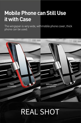 Baseus Universal Phone Gravity CD Slot Air Vent Car Holder Stand Mount Clip