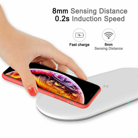 3 in1 QI Wireless Charger Charging Dock Station for Apple Watch / iPhone/ Pods