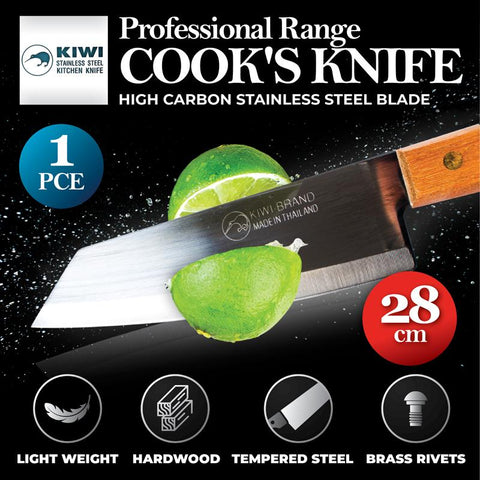 KIWI Cooks Knife Wood Handle 16cm