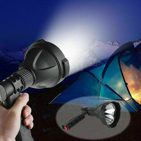 LED Handheld Spotlight Rechargeable Hunting Camping Flashlight Spot Light Torch