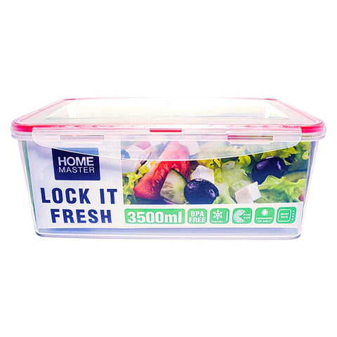 Container Lock It Fresh Food Rectangle 3500ml