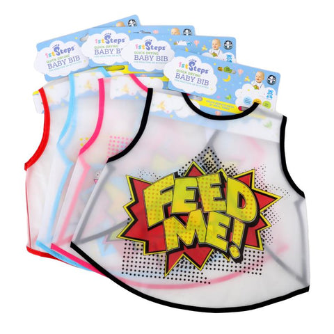 Bib Shirt Reusable 1pk 40cm x 34cm 12mths+