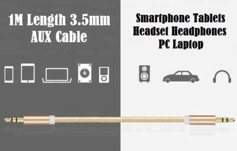 3.5mm braided AUX Cable