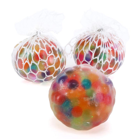 Squish Ball Mesh Multi Colour 6cm