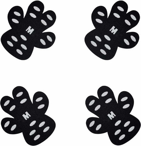 4PCS/pack BLACK Dog Foot Patches