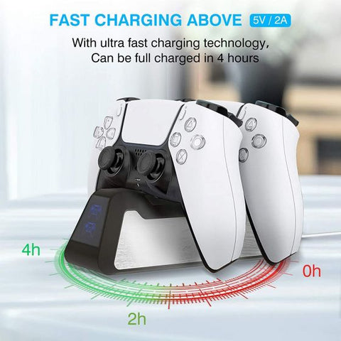 PS5 Controller Fast Charger Dual Charging Dock Station For Play Station 5