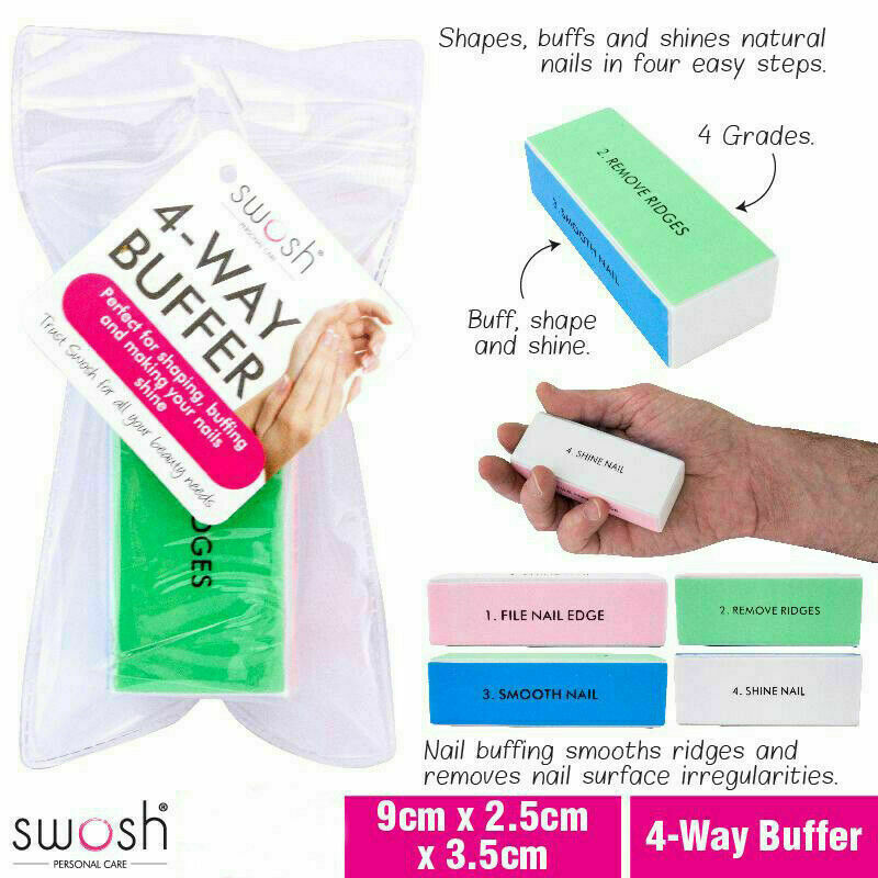 4 Way Nail Art Buffer Buffing Block Sanding File Shiner Shape Manicure Tool