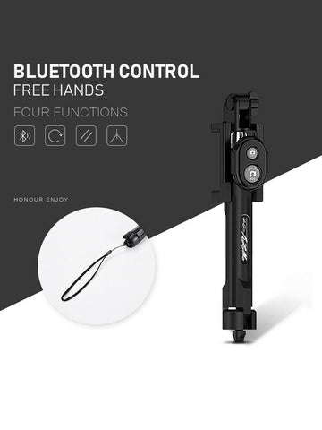 Unipod Selfie Stick Handheld Tripod Bluetooth Shutter For iPhone 12 Pro Samsung