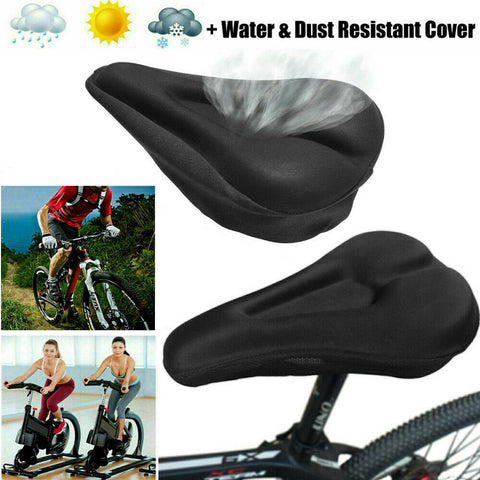 3D Bike EXTRA Comfort Soft Gel Pad Comfy Cushion Saddle Seat Cover Bicycle Cycle