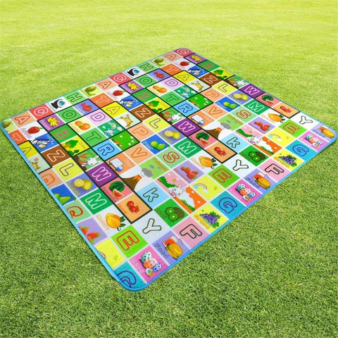 Double Sided Anti Skid Waterproof Carpet Baby Kids Mat Floor Rug Picnic Cushion  for Crawling & Play