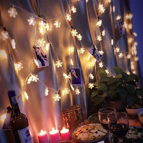 20/40 LED Warm Cool White Party Christmas String Lights Outdoor Garden Decor