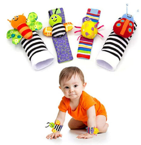 2pc/pack - Baby Infant Developmental socks - Deer + Zebra