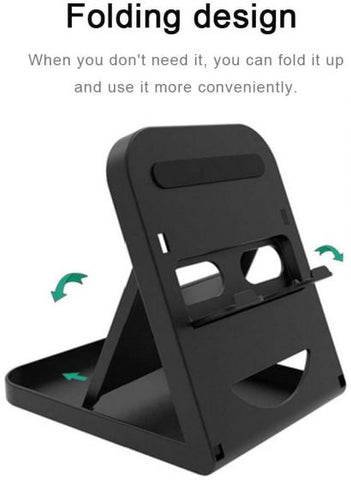 Foldable Game Console Stand Adjustable Bracket Holder for Nintendo Switch Console