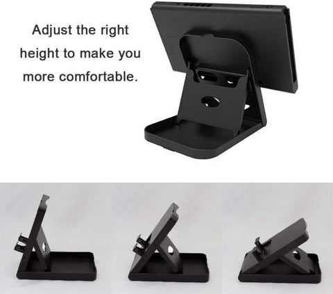 Foldable Game Console Stand Adjustable Bracket Holder for Nintendo Switch Console