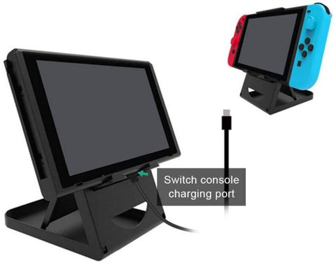 Foldable Game Console Stand Adjustable Bracket Holder for Nintendo Switch Console