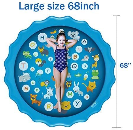 68" Inflatable Splash Play Mat