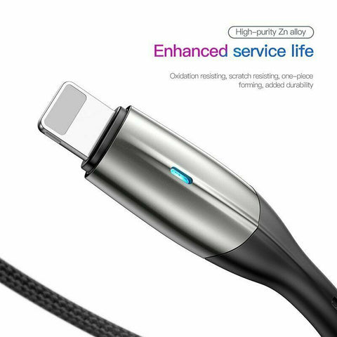 Baseus Cable Fast Charging Charger Cord compatible with iPhone XS XR 8 7 6 iPad