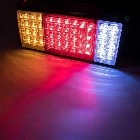 2X 44 LED Tail Lights Truck Stop Indicator rear LAMP Ute Trailer Caravan 10-30V