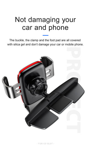 Baseus Universal Phone Gravity CD Slot Air Vent Car Holder Stand Mount Clip