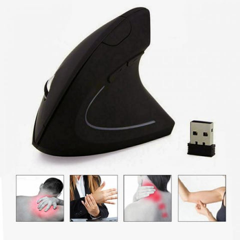 Ergonomic Vertical Wireless Mouse