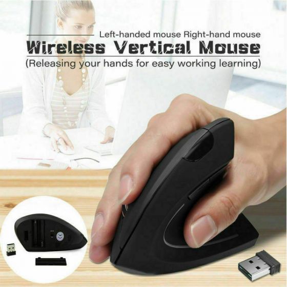 Ergonomic Vertical Wireless Mouse