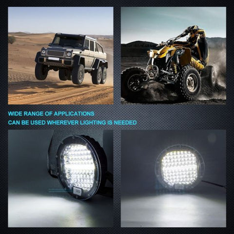 300W LED Work Light Bar Spot Beam Offroad Driving Headlamp Fog Lights for Jeep Wrangler SUV ATV Tractor Boat