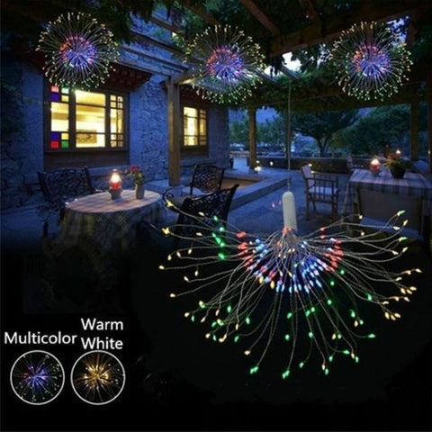 2Pcs FIREWORKS 120 LED String Lights