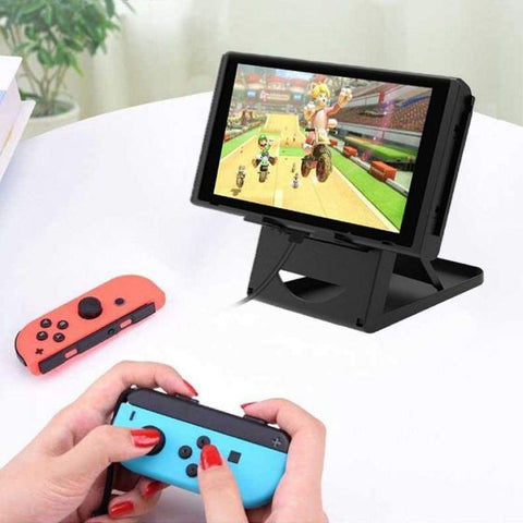 Foldable Game Console Stand Adjustable Bracket Holder for Nintendo Switch Console