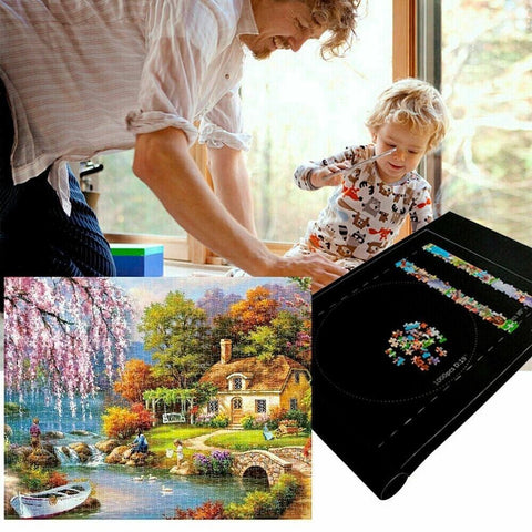 1500PCS Jigsaw Puzzle Roll Up Mat