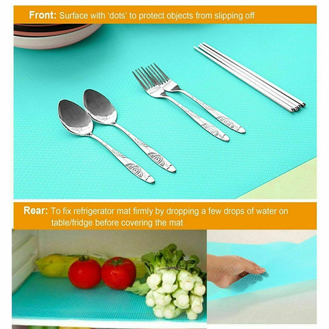 4PCS Refrigerator Fridge Mats Pads