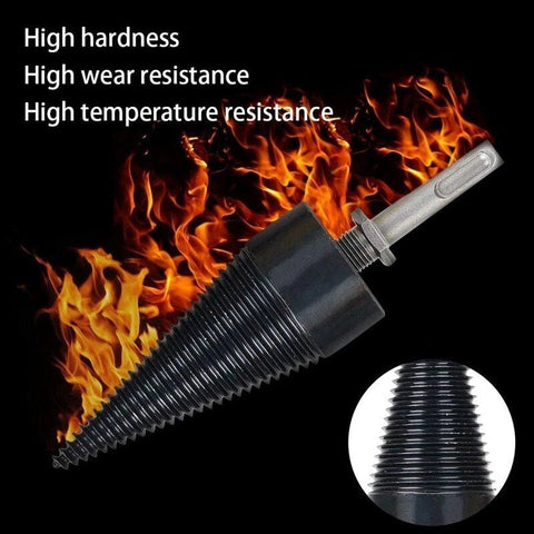 32 mm High Speed Twist Firewood Drill Bit Wood Splitter Splitting Cone