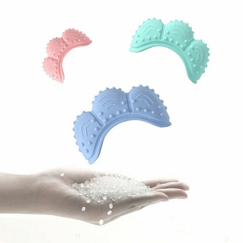 1pc/pack Food Grade Silicone Molar Gloves for Kids Teethng - Blue/Pink