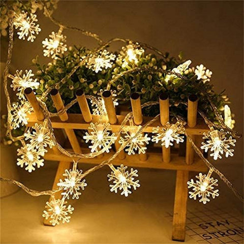 20/40 LED Warm Cool White Party Christmas String Lights Outdoor Garden Decor