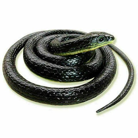 1.3M Rubber Snakes Realistic Trick Simulation Whimsy Fake Garden Pretend Toy NEW