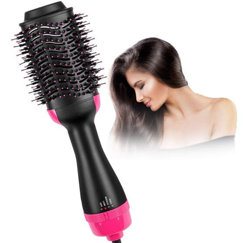 4 in 1 Hot Air Volumizer Stylers Brush Multifunctional Hair Straightener Curler for Salon and Home