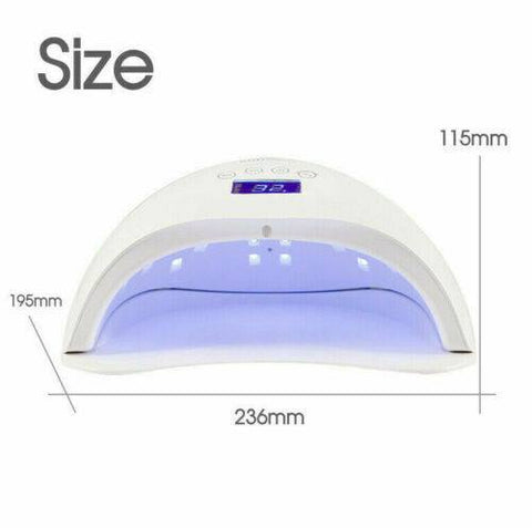 48W LED UV Nail Lamp Light Gel Polish Dryer Manicure Art Curing AU Plug