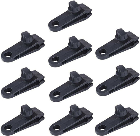 10PCS Awning Tarp Tent Clips Canvas Clamps Heavy Duty Camping Survival Grip Tool