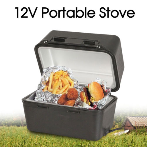 12V Portable Stove Oven Food Warmer for 4WD Car Truck Caravan Camping 12 Volt