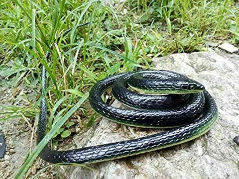 1.3M Rubber Snakes Realistic Trick Simulation Whimsy Fake Garden Pretend Toy NEW