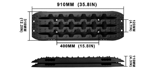 2PCS Recovery Tracks Sand