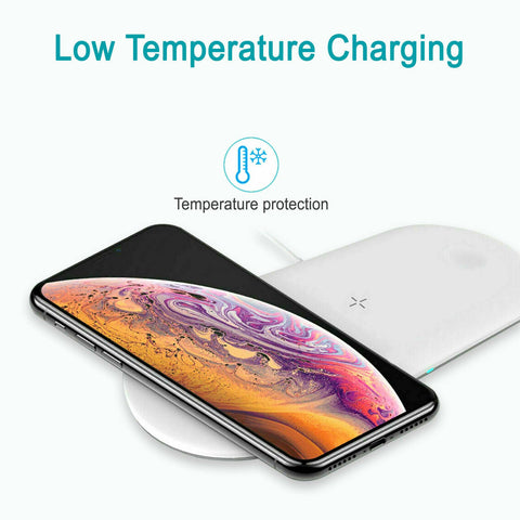 3 in1 QI Wireless Charger Charging Dock Station for Apple Watch / iPhone/ Pods