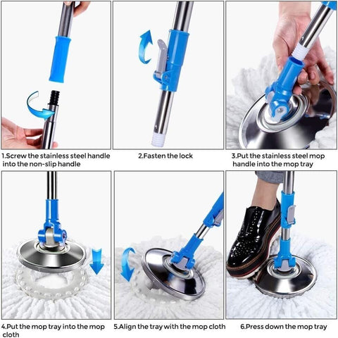 360° Spinning Dry Magic Mop