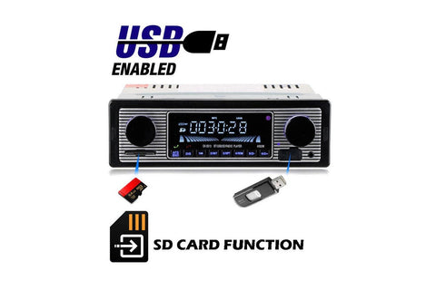 Car In-dash Bluetooth Radio Stereo Audio Head Unit Player MP3/USB/SD/AUX-IN/FM