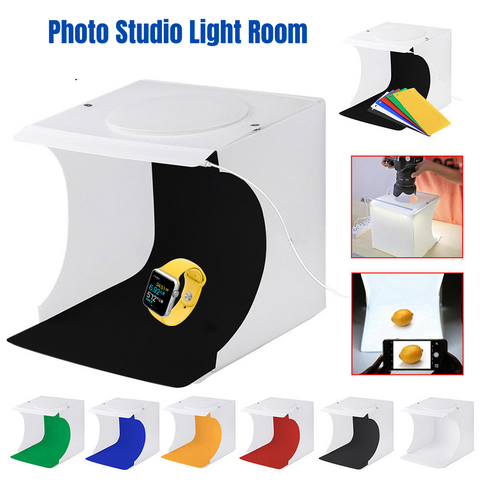 Photo Studio Light Room Photography USB LED Lighting Tent Backdrop Studio Box