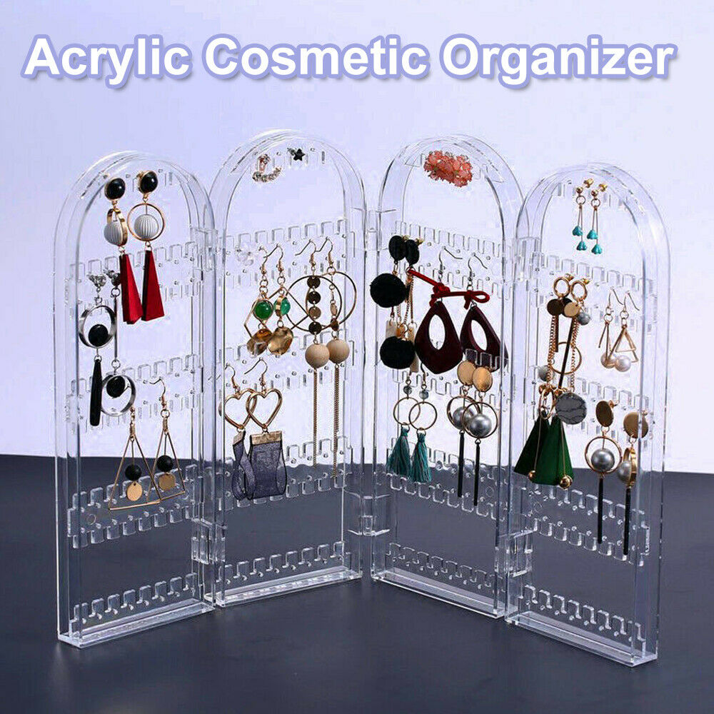 Acrylic  Earring Jewellery Necklace Display Stand Holder Storage