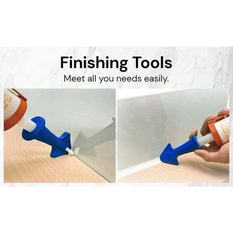 5in1 Caulk Nozzle Applicator Finishing Tool