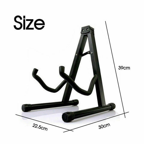 Folding Guitar Stand Non-slip Rack Electric Acoustic Bass Gig Floor Holder