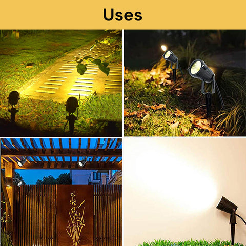 4 Pack LED RGB Bluetooth Smart Garden Lights