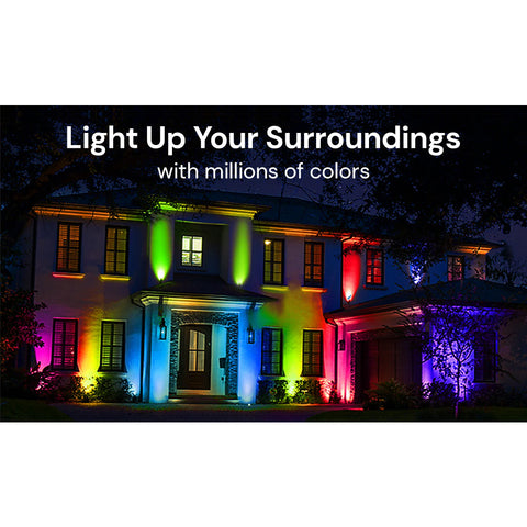 4 Pack LED RGB Bluetooth Smart Garden Lights